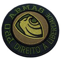 Pró Armas Brasil patch bordado, passar a ferro ou costurar