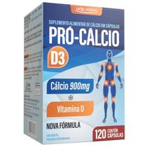 Pro Calcio 900mg + Vitamina D3 - Arte Nativa, 120 Capsulas