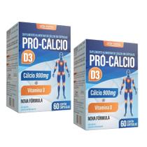 Pró Cálcio De Ostras Vitamina D3 Arte Nativa - 2x60 Cápsulas