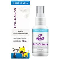 Pro Coluna Hérnias Calcificações de Disco Cães Gatos 30ml Homeopatia Pro Coluna Hérnias Calcificações de Disco Cães Gatos 30ml Homeopatia