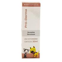 Pró-Derma Homeopatico Dermatológico Cães e Gatos 30ml - Homeopet Real H - Homeo Pet - Real H