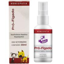 Pró Figado Homeopatia Insuficiência Hepática Hepatopatias Cães Gatos 30ml Homeopet