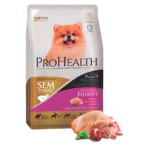 Pro health cães raças pequenas filhote frango vegetais 1,0kg