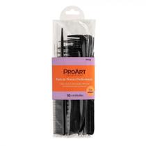 Proart - pack pentes profissional 10 un - preto