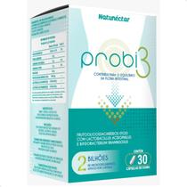 Probi3 Suplemento Alimentar Lactobacillus 30 Caps Probióticos - Natunéctar