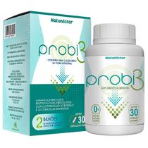 Probi3 Suplemento Alimentar Natural Probiótico Lactobacillus Vitamínico 30 Capsulas Original Pura - Natunéctar