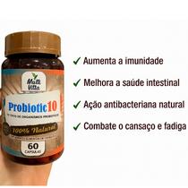 Probiotic 10 100 natural 10 1000mg 60 cápsulas multivitta Probiotic 10 100 natural 10 1000mg 60 cápsulas multivitta