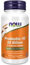 Probiotic-10 25 billion 100 caps - Now Foods Probiótico Importado