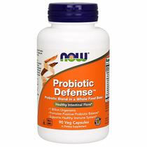 Probiotic Defense 90 Vcaps da Now Foods (pacote com 4)