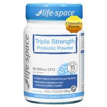Probiotic Life-Space Triple Strength 96B CFU 30 cápsulas vegetais