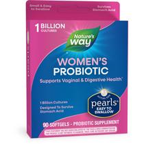Probiotic Pearls Nature's Way Women's 1 bilhão e 90 cápsulas gelatinosas Probiotic Pearls Nature's Way Women's 1 bilhão e 90 cápsulas gelatinosas
