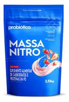 Probiótica Massa Nitro Hipercalórico Morango Refil 2520ml Morango
