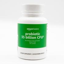 Probiótico Amazon Basics 35 bilhões de CFU 30 cápsulas vegetarianas Probiótico Amazon Basics 35 bilhões de CFU 30 cápsulas vegetarianas
