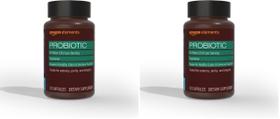 Probiótico Amazon Elements One Daily 50B UFC 30 Cápsulas Pacote com 2 Probiótico Amazon Elements One Daily 50B UFC 30 Cápsulas Pacote com 2