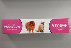 Probiótico em pasta para cães e gatos, seringa com 14g - Imeve