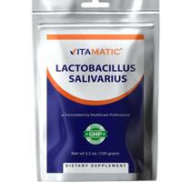 Probiótico em pó Vitamatic Lactobacillus Salivarius 100g Probiótico em pó Vitamatic Lactobacillus Salivarius 100g