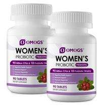 Probiótico Feminino OMOGS 90B UFCs 18 Cepas 180 Comprimidos