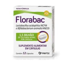 Probiotico Florabac (com FOS) - 1,5 bi por capsula - 12 cap Probiotico Florabac (com FOS) - 1,5 bi por capsula - 12 cap