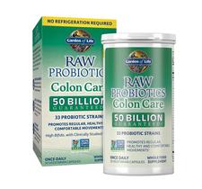 Probiótico Garden of Life RAW Colon Care 50 bilhões de CFU 30 cápsulas