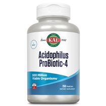 Probiótico KAL Acidophilus Probiotic-4 500M CFus 250 cápsulas
