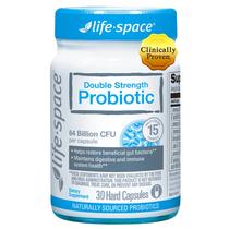 Probiótico Life-Space Double Strength 64B CFU 15 cepas 30 cápsulas