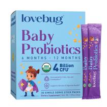 Probiótico Lovebug USDA Organic 4 bilhões de CFU para bebês de 6 a 12 milhões Probiótico Lovebug USDA Organic 4 bilhões de CFU para bebês de 6 a 12 milhões
