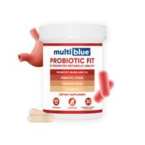 Probiótico MultiBlue adequado para homens e mulheres, Bifidobacterium Lactis B-420, Saúde Digestiva e Intestinal, 60 bilhões de CFU, Prebiótico + Vitamina D3, 30 centavos Probiótico MultiBlue adequado para homens e mulheres, Bifidobacterium Lactis B-420, Saúde Digestiva e Intestinal, 60 bilhões de CFU, Prebiótico + Vitamina D3, 30 centavos