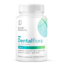 Probiótico oral Dentalflora da Biocidin para cuidados com os dentes 30 comprimidos Probiótico oral Dentalflora da Biocidin para cuidados com os dentes 30 comprimidos