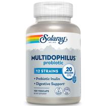 Probiótico SOLARAY Multidophilus 12, cepa 20 bilhões de CFU, 100 cápsulas vegetais