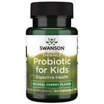 Probiótico Swanson PROBIOTIC Kids NAT Cherry 60 comprimidos Probiótico Swanson PROBIOTIC Kids NAT Cherry 60 comprimidos
