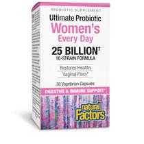 Probiótico Ultimate Women's 25 Mil Millones 30 Cápsulas Natural Factors