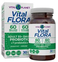 Probiótico Vital Planet Vital Flora para adultos com mais de 50 anos 30 cápsulas