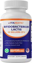 Probiótico vitamático Bifidobacterium lactis 20 bilhões de CFU 60 ct