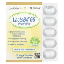 Probióticos California Gold Nutrition LactoBif 65 65B CFU