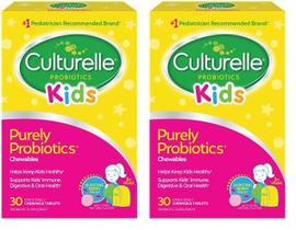 Probióticos Culturelle Kids mastigáveis para crianças de 3 anos ou mais, 2 meses