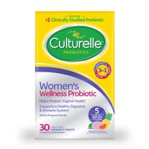 Probióticos Culturelle Women's Wellness - 30 Comprimidos Mastigáveis