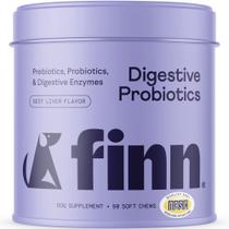 Probióticos digestivos Finn para cães Complete Support 90 Soft Chews Probióticos digestivos Finn para cães Complete Support 90 Soft Chews