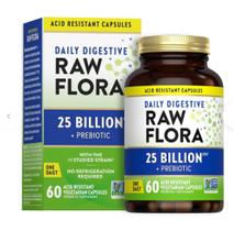 Probioticos Digestivos Raw Flora 25 bilhões- 60 cápsulas (Importado)