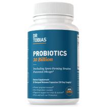 Probióticos Dr. Tobias 30 bilhões 10 cepas 30 cápsulas