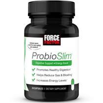 Probióticos Force Factor ProbioSlim para mulheres e homens 30 cápsulas