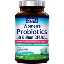 Probióticos Innate Vitality para mulheres 50 bilhões de CFUs 60 cápsulas