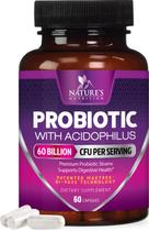 Probióticos Nature's Nutrition 60 bilhões de CFU 60 cápsulas Probióticos Nature's Nutrition 60 bilhões de CFU 60 cápsulas