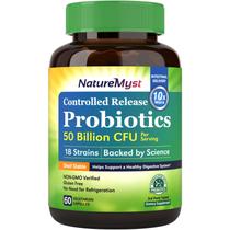 Probióticos NatureMyst 50 bilhões 18 cepas 60 cápsulas vegetarianas Probióticos NatureMyst 50 bilhões 18 cepas 60 cápsulas vegetarianas