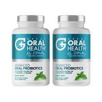 Probióticos orais Great Oral Health BLIS K12 M18 para mau hálito