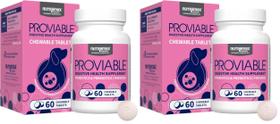 Probióticos para Cães Nutramax Proviable 60 Comprimidos Mastigáveis Kit com 2 Probióticos para Cães Nutramax Proviable 60 Comprimidos Mastigáveis Kit com 2