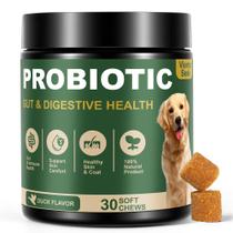 Probióticos para Cães VientoSeek Sabor de Pato 30 Mastigáveis Macios