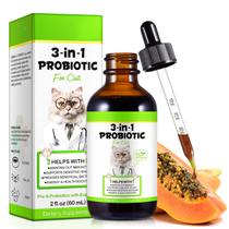 Probióticos para Gatos FANGCUN 3 em 1 60 ml Saúde Intestinal Probióticos para Gatos FANGCUN 3 em 1 60 ml Saúde Intestinal