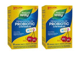 Probióticos para mastigar Nature's Way Primadophilus Kids 2+ 3B CFU Probióticos para mastigar Nature's Way Primadophilus Kids 2+ 3B CFU