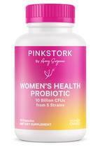 Probióticos Pink Stork Saúde vaginal feminina 10 bilhões de CFUs