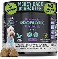 Probióticos Premium 3 em 1 para Cães Googipet - Com Prebióticos
